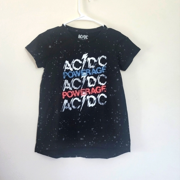 NWT Unisex ACDC multi logo t-shirt size 10/12 - Picture 1 of 5
